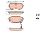 TRW GDB2270 set placute frana,frana disc