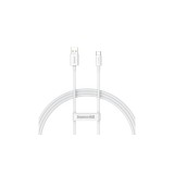 Baseus Superior Series Cablu USB la USB-C 65 W, PD, 1m (alb)