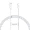 Baseus Superior Series Cablu USB la USB-C 65 W, PD, 1m (alb)