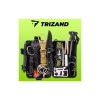 Trusa de supravietuire Trizand 19920 SURVIVAL 32 in 1, rezistenta la apa, Negru, Outdoor Accesorii