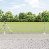 VidaXL &Icirc;mprejmuire hexagonală 0,4x50 m din oțel galvanizat