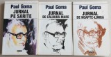 Paul Goma - Jurnal 3 volume (Jurnal pe sarite + Jurnal de caldura mare + Jurnal de noapte-lunga), memorialistica, memorii