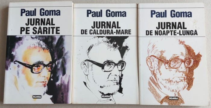 Paul Goma - Jurnal 3 volume (Jurnal pe sarite + Jurnal de caldura mare + Jurnal de noapte-lunga), memorialistica, memorii
