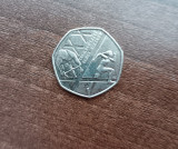M3 C50 - Moneda foarte veche - Anglia - fifty pence omagiala - 2014, Europa