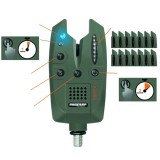 Avertizor Electronic Pescuit Cormoran Pro Carp X3000, Sensibilitate Ajustabila, Volum, Ton Reglabil, LED, Mufă Alimentare