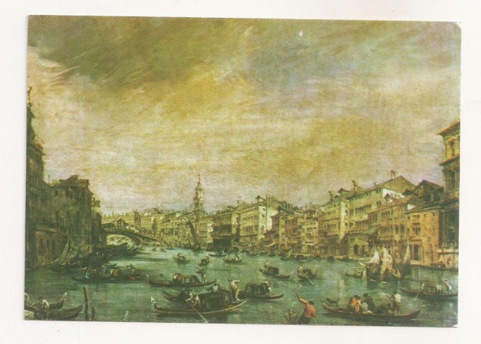 RF37 -Carte Postala- Francesco Guardi, Canal Grande, necirculata