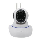 Camera supraveghere Video 3D HD Wifi, MEILAN, viziune nocturna, audio pe 2 cai, anti-zgomot, detectare de miscare，Alb