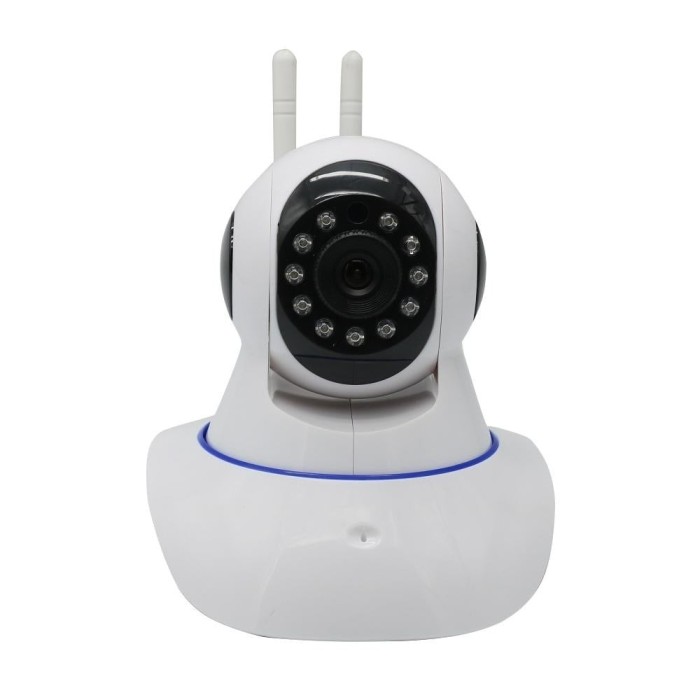 Camera supraveghere Video 3D HD Wifi, MEILAN, viziune nocturna, audio pe 2 cai, anti-zgomot, detectare de miscare，Alb