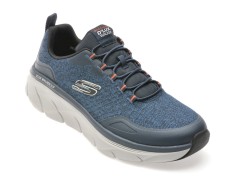 Pantofi sport SKECHERS bleumarin, D LUX WALKER 2.0, din material textil