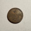 2 Kreuzer 1851 G Monetaria Baia Mare