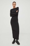 Day Birger et Mikkelsen rochie culoarea negru, mini, mulată