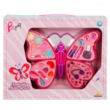 Set de machiaj cu 4 straturi in forma de fluture, Pretty Pinky