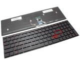 Tastatura Asus Rosu BES0N8SLQ03 iluminata layout US fara rama enter mic, Rog G501J iluminata layout US fara