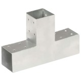 Conector de grinda, forma T, 71 x 71 mm, metal galvanizat GartenMobel Dekor, vidaXL