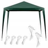 Cort pavilion de gradina 250x250 cm, impermeabil, cu protectie UV, verde