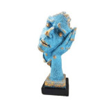 Statueta decorativa Masca blue, 35 cm, 6644D-2