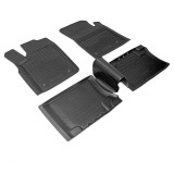 Covorase Cauciuc Tip Tavita Jeep Grand Cherokee IV 2010-2015, Protectie Tunel Spate, Negre, ALM