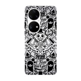Husa compatibila cu Huawei Nova Y70 model Pretend It&amp;#039;s ok, Silicon, TPU, Viceversa, Transparent, Carcasa