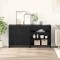 vidaXL Bufeturi 2 pcs Stejar negru 70 x 41 x 75 cm Lemn compozit