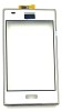Touchscreen cu Rama LG Optimus L5 E610 Alb, Display, Geam Protectie
