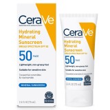 Crema de Fata, CeraVe, Mineral Sunscreen, cu Acid Hialuronic, Ceramide si Oxid de Zinc, pentru Piele