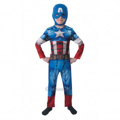 Costum pentru baieti Captain America, varsta 7-8 ani, marime L foto