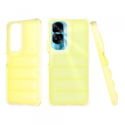 Husa pentru Honor 90 Lite, Techsuit, Wave Shield, Galbena foto