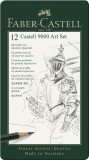 Set arta 12 buc creion Grafit9000 Faber-Castell