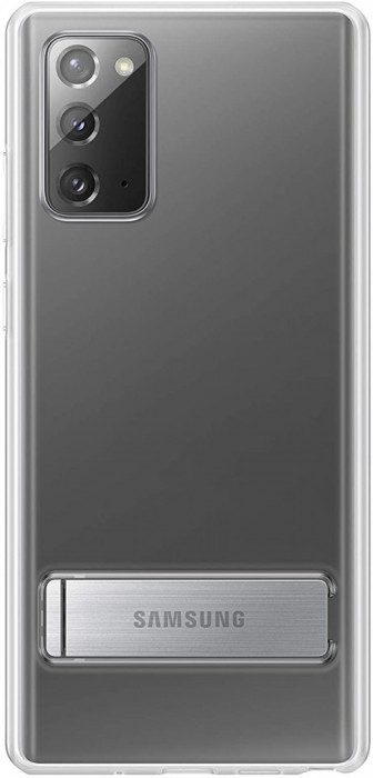 Husa de protectie Samsung pentru Galaxy Note 20, Protective Standig Cover, Transparent
