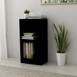 vidaXL Bibliotecă, negru, 40x24x75 cm, lemn prelucrat 800820
