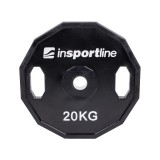 Cumpara ieftin Greutate cauciucata 20kg/31mm inSPORTline Ruberton,