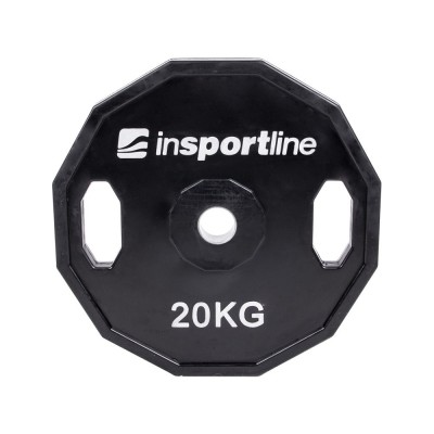 Greutate cauciucata 20kg/31mm inSPORTline Ruberton, foto