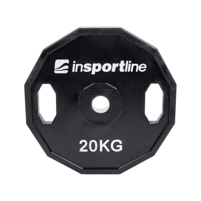 Greutate cauciucata 20kg/31mm inSPORTline Ruberton,