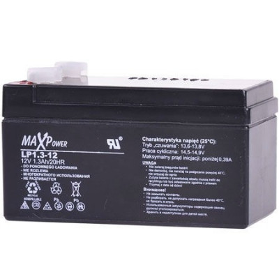 ACUMULATOR STATIONAR AGM VRLA 12V 1.3AH REBEL foto