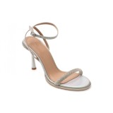 Sandale elegante GRYXX argintii, 44582, din piele ecologica