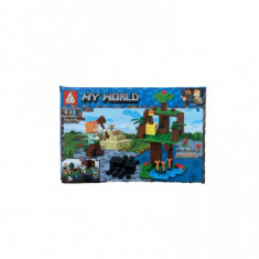 Lego 4 in 1, Minecraft, My Word, 125 piese