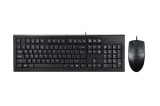 Kit TASTATURA si Mouse A4TECH, &amp;quot;KR-85+OP-620D&amp;quot;, cu fir, 104 taste format standard, mouse 1000dpi, 4/1 butoane, negru, &amp;quot;KR-8520D-USB&amp;quo