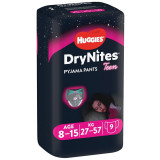 Cumpara ieftin Huggies - DryNites Conv 8-15 ani Girl 9 buc, 27-57 kg