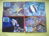 HOPCT MAXIMA NR 1062 SET 4 MAXIME PESTI MALDIVE 1986 -FAUNA