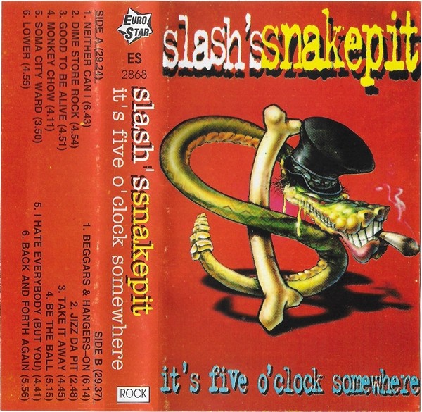 Casetă audio Slash&#039;s Snakepit &ndash; It&#039;s Five O&#039;Clock Somewhere