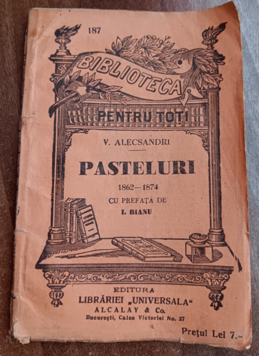 myh 61 4 - Biblioteca pt toti - 187 - Pasteluri - V Alecsandri
