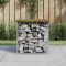 Banca gradina, design gabion, 43x44x42 cm, lemn pin impregnat GartenMobel Dekor