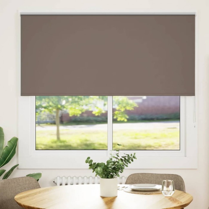 Jaluzea cu role opace cafea 155x175 cm lățime material 151,6 cm