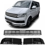 Grilaj radiator pentru bara de protectie negru lucios pentru VW T6 Multivan fara ACC 15-19 Performance AutoTuning