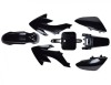 Carene Motocross Negre 110-125cc - Set 7 Piese MX_NEW PTB5526