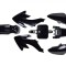 Set 7 carene motocross 110-125cc, culoare negru Cod Produs: MX_NEW PTB5526