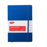 Agenda A5 nedatata, 142X213mm, 80 file DACO, AN527A, albastru