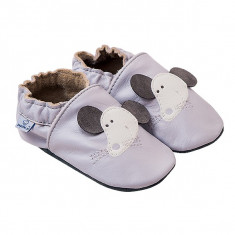 Papucei piele Grey Mouse foto