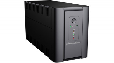 PowerWalker 1200 VA/600 W, 220/230/240 VAC, 50-60 Hz, 6 x IEC, RJ-11/RJ-45, USB foto