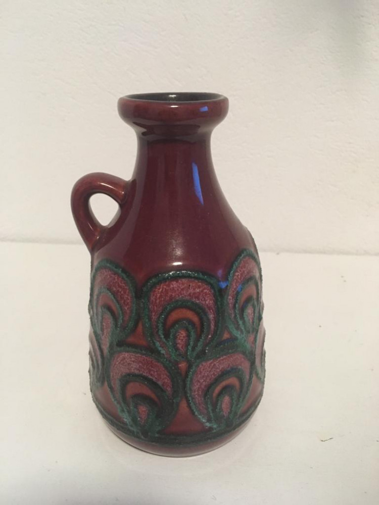 Vaza - arta ceramica, ceramica glazurata interior si exterior, 16 cm  inaltime | Okazii.ro